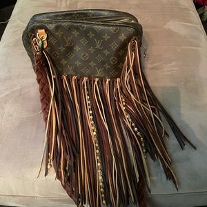 Vintage boho Louis Vuitton bag!